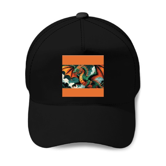 A Dragon Baseball Caps