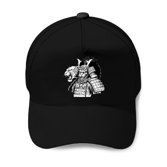 Samurai Panther Baseball Caps
