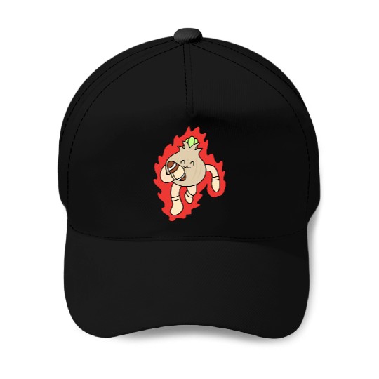 Cute rugby onion Baseball Caps