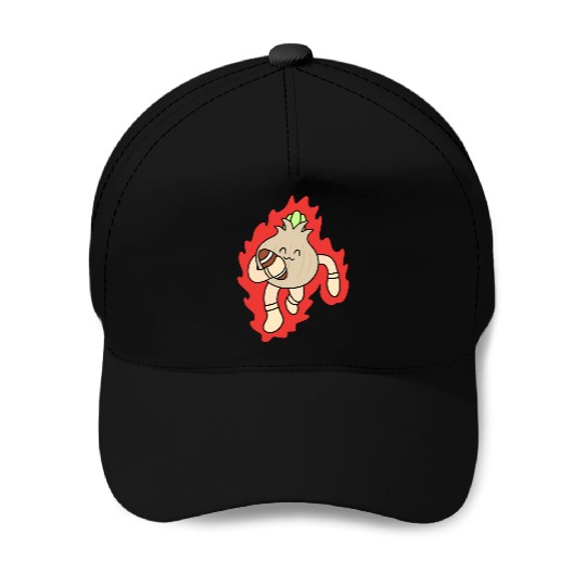 Cute rugby onion Baseball Caps