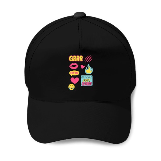 Sticker Grrr – TikTok Baddie Pack Baseball Caps