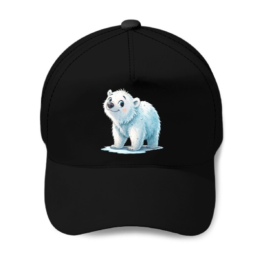 Snowflake the Cozy Cub Baseball Caps