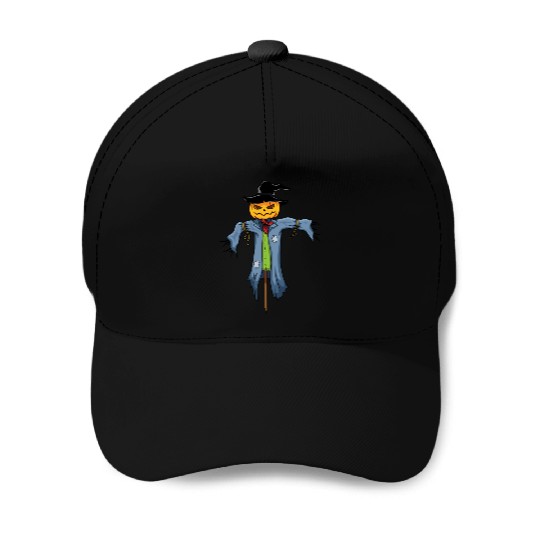 spooky scarecrow Baseball Caps