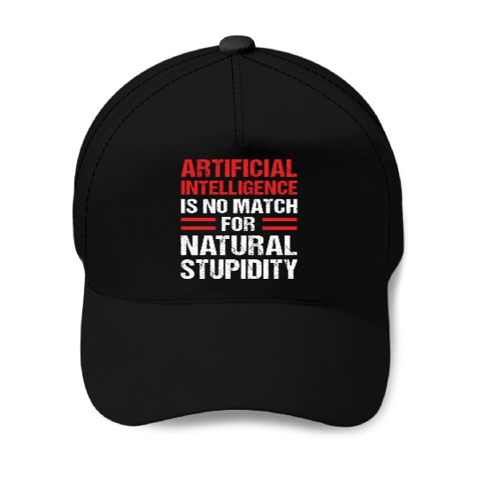 AI Artificial Intelligence Data Science Baseball Caps
