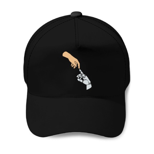 AI Artificial Intelligence Robot Hand Baseball Caps