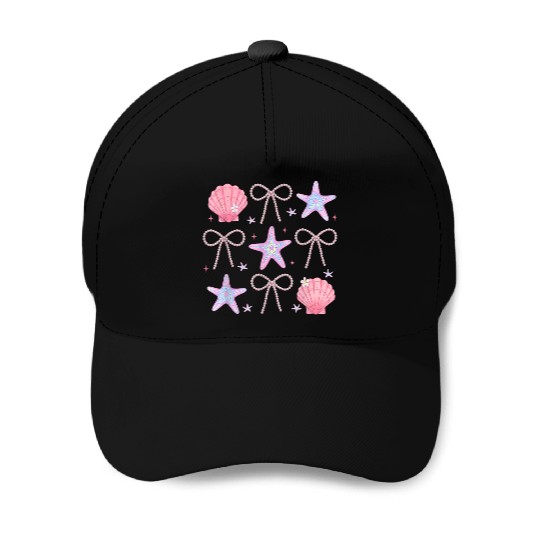 Under the Sea Sparkle Baseball Caps