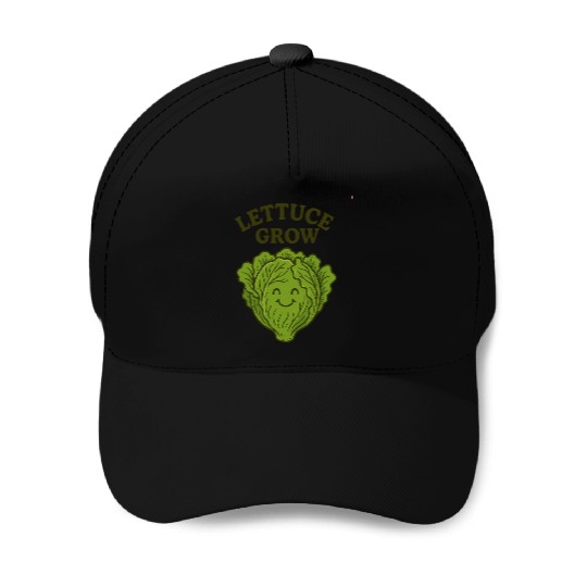 Vegetable Gardening Lettuce Baseball Caps