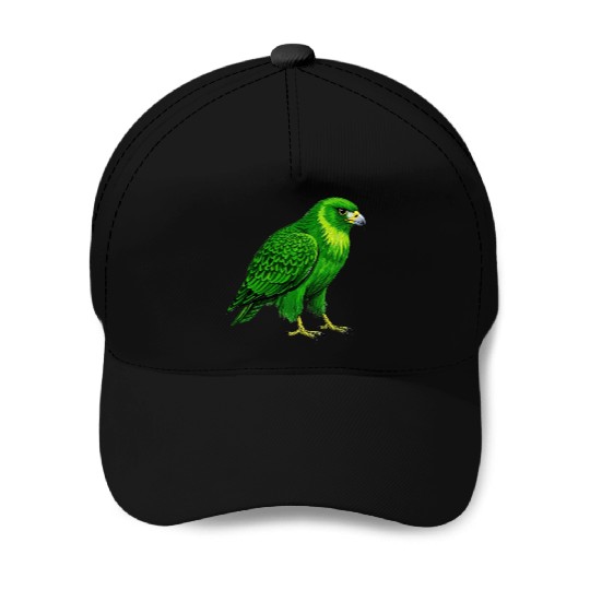 Green hawk Baseball Caps