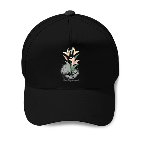 Lily Can Recycle Sustainable Floral Design Eco Art Baseball Caps
