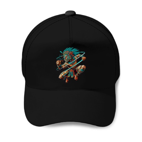 Aztec Warrior - Inca Maya Mayans Baseball Caps