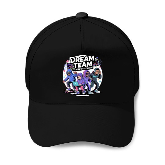 Dream Team Vibes: Head Start Crew Edition Baseball Caps