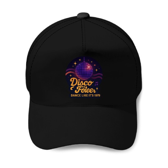 Disco Foiler 1970s Dance Baseball Caps