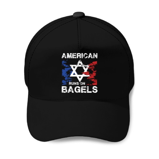 American Pride with Star and Bagel Spirit Baseball Caps