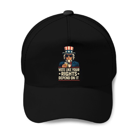Vote Like It Matters - Democracy Defender Baseball Caps