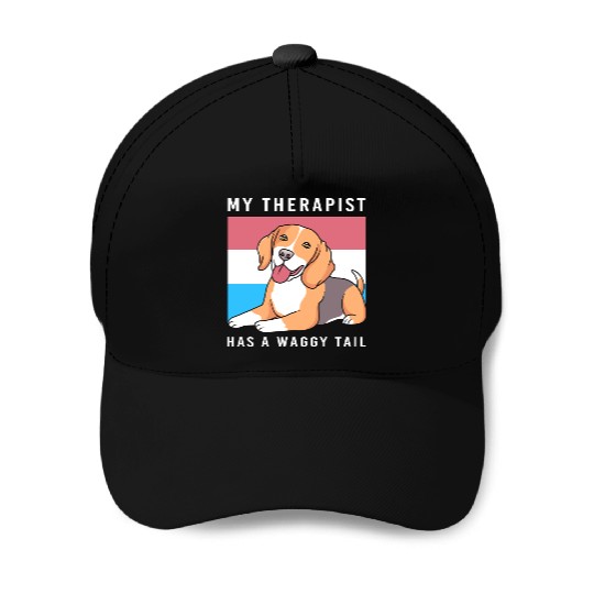 Therapy Dog Lover Psychology Therapist Baseball Caps