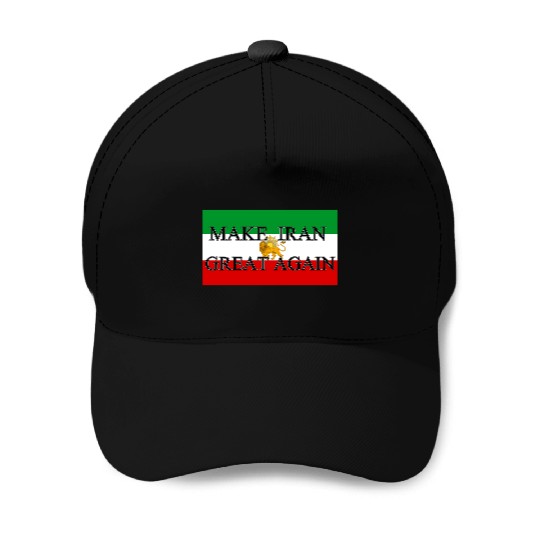 Make IRAN Great Again with Iranian Flag Baseball Caps