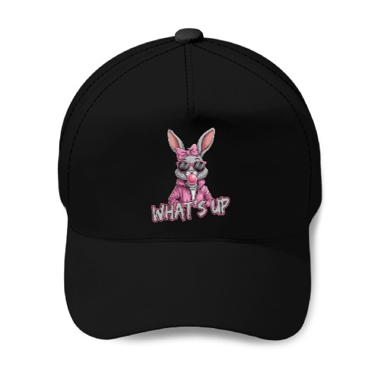 Cool Bunny What's Up Street Style Vibe Baseball Caps