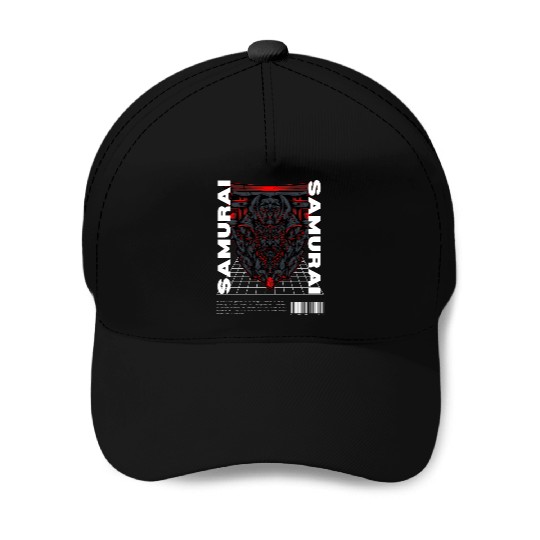 Futuristic Demonic Warrior Mask Baseball Caps