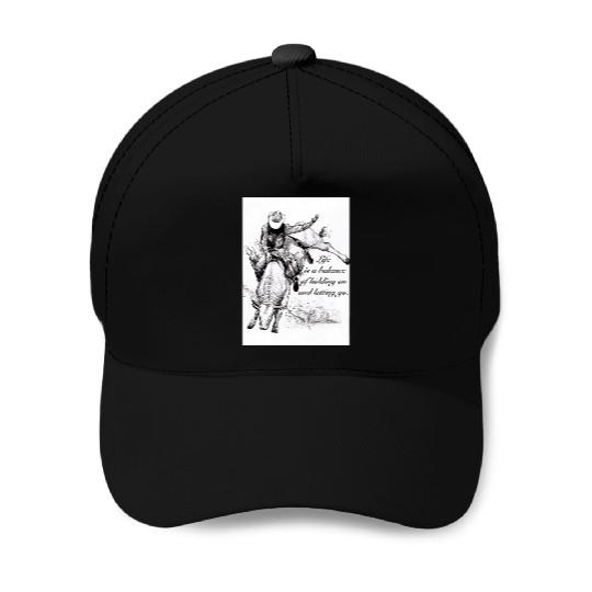 Cowboy Rodeo Rider Inspirational Design Baseball Caps