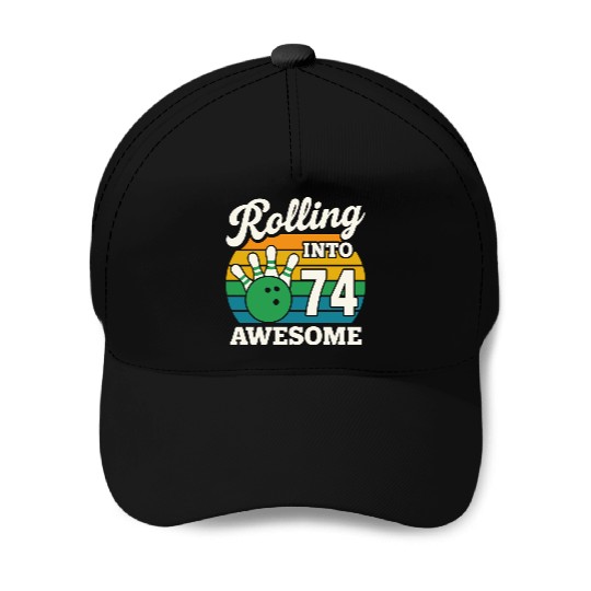 Vintage Bowling 74 Celebration Baseball Caps