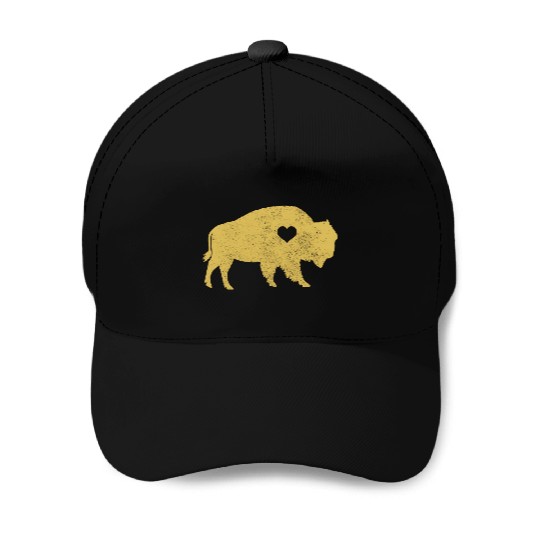 Bison Lover American Buffalo National Park Baseball Caps