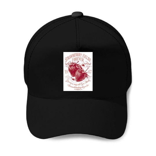 Strawberry Fields Forever Vintage Design Baseball Caps