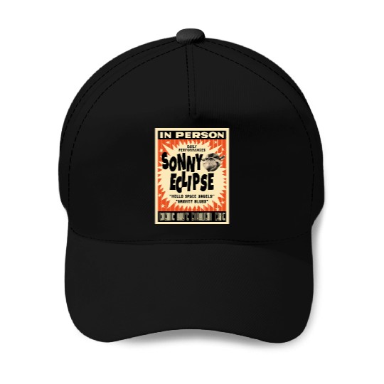 Retro Sonny Eclipse Poster Baseball Caps