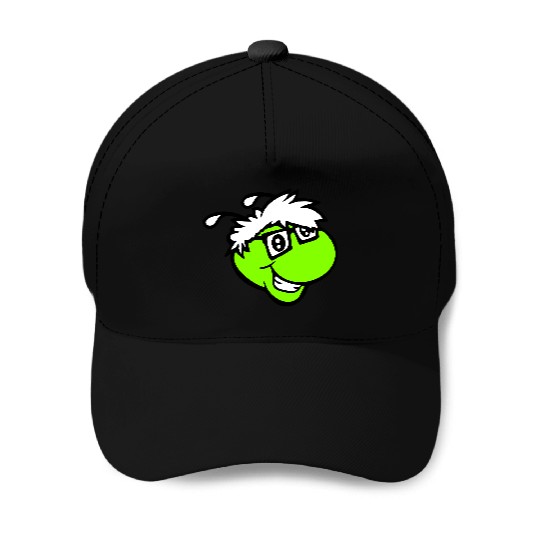 Nerd Caterpillar Intelligent Geek Worm Glasses Fun Baseball Caps