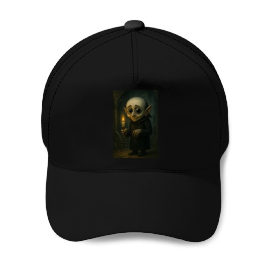 Gothic Vampire Tween Portrait Baseball Caps