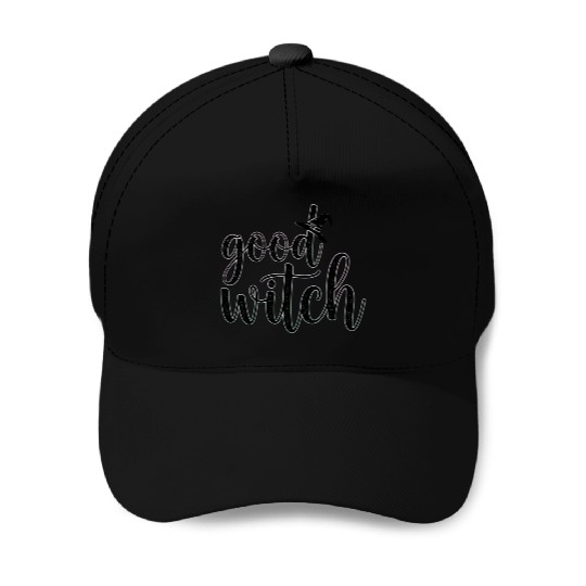 Magical Halloween Witch Hat Illustration Baseball Caps