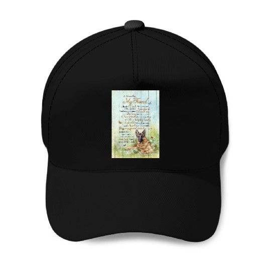 Grateful Pet Friend Prayer Wall Art Baseball Caps