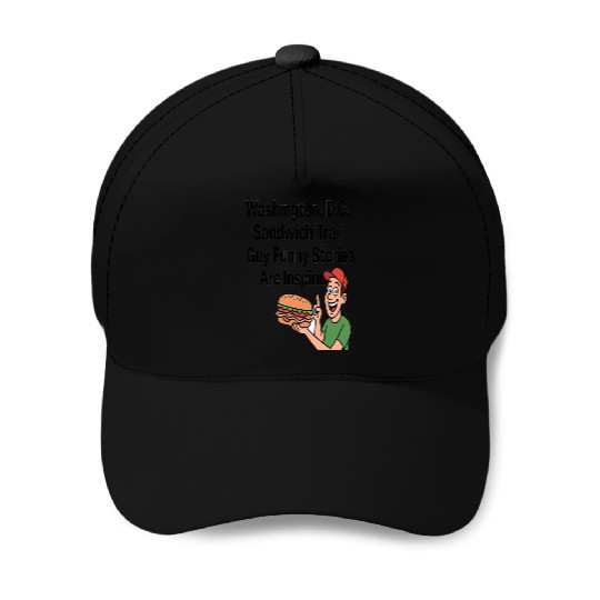 Washington DC Sandwich Throw Guy  Baseball Caps