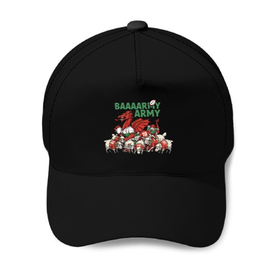 Dragon Rugby Fan Squad  Baseball Caps