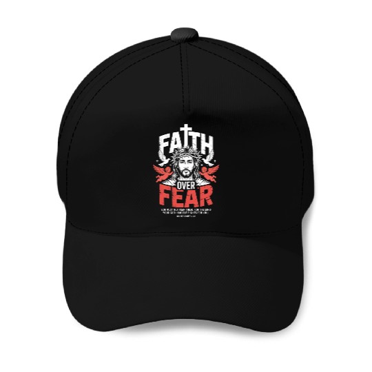 Faith Over Fear Christian Streetwear Baseball Caps