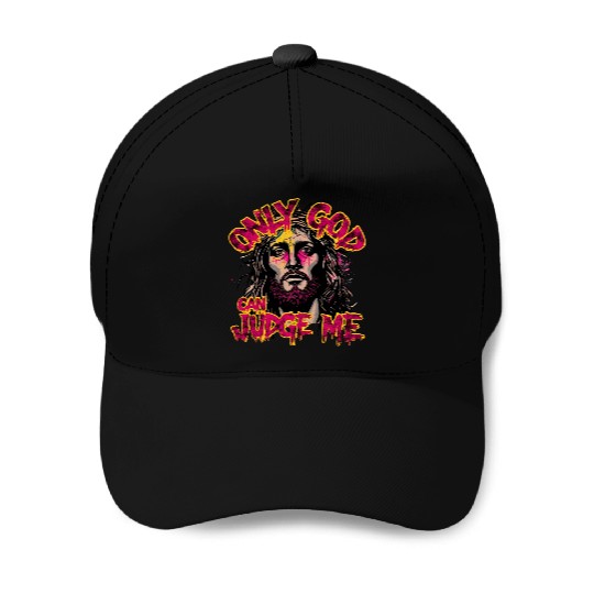 Religious Jesus Graffiti Style Design Baseball Caps