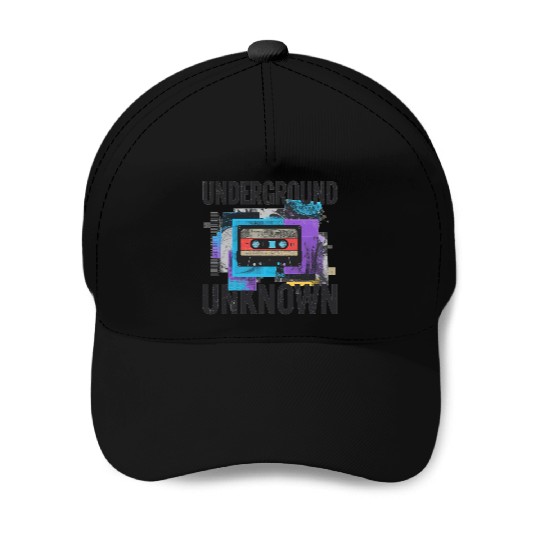 Underground Cassette Tape Urban Art Baseball Caps