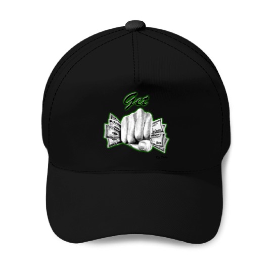 Get Money Baseball Caps