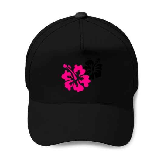 hibiscus flower Baseball Caps