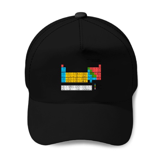 Periodic Table Baseball Caps