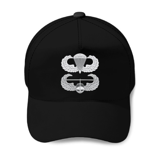 Airborne Air Assault Baseball Caps