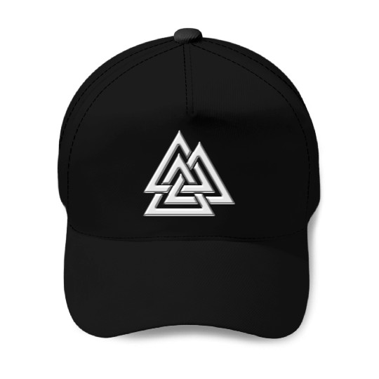Valknut, Wotan's Knot, Walknot, Odin, Valhalla Baseball Caps