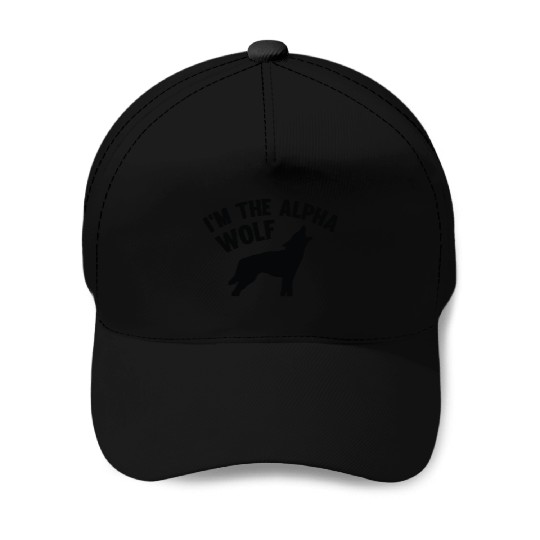I'm The Alpha Wolf Baseball Caps