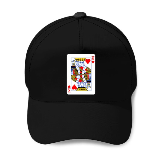 King Of Hearts Couple Baseball Caps
