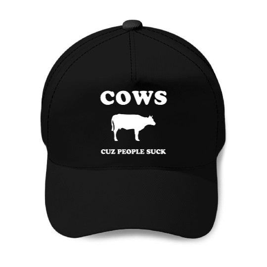 cows politics, cows vegetarian, farming cow Baseball Caps