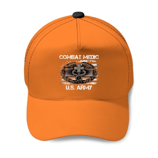 Us Army Combat Medic U.S Army Veteran Baseball Caps