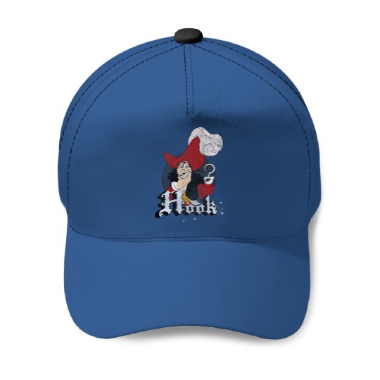 Disney Peter Pan Captain Hook Mischievous Smile Circle Logo Baseball Caps
