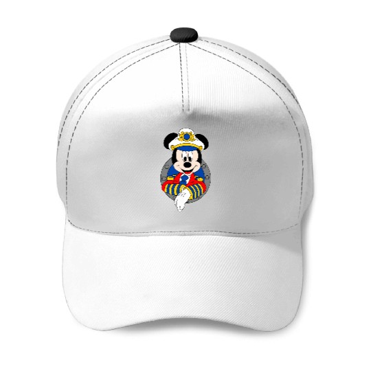 Mickey Mouse  Cruise Captain Baseball Caps, Disney Cruise Trip Baseball Caps