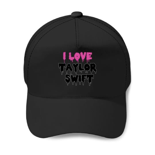 Discover Thriller-Font-I-Love-Taylor-Swift T-Shirt Baseball Caps