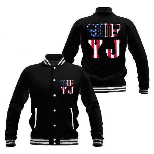 YJ Jeep, the square one Baseball Jackets
