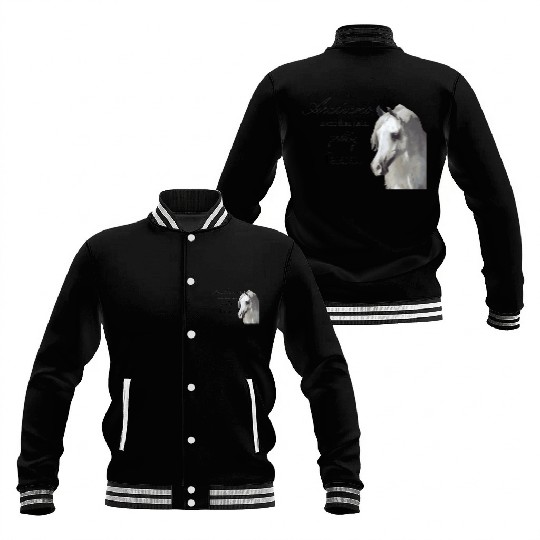 Arabian Horse w/ Quote Baseball Jackets